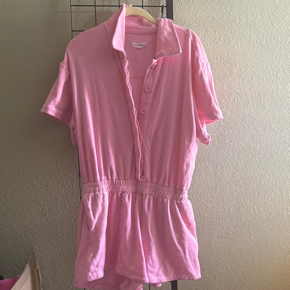 Good American Pink Romper